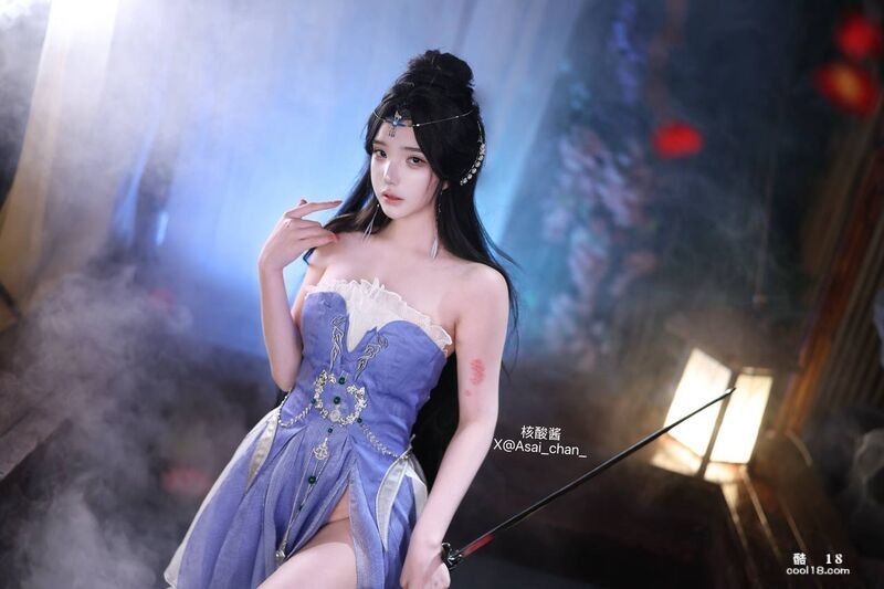 【色图】坠落在人间的全裸仙子 -核酸酱Asai_chan_ 李慕婉