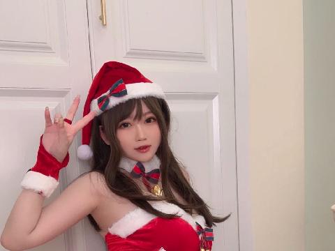 【色图】Coser@蜜桃少女是依酱呀: 2021圣诞特辑