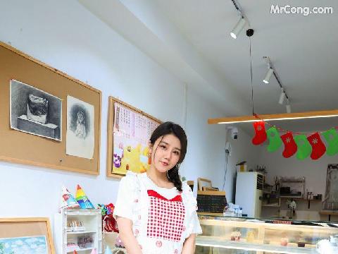 【色图】如此可爱的西饼店员,我决定天天去光顾她 - 夏西CiCi
