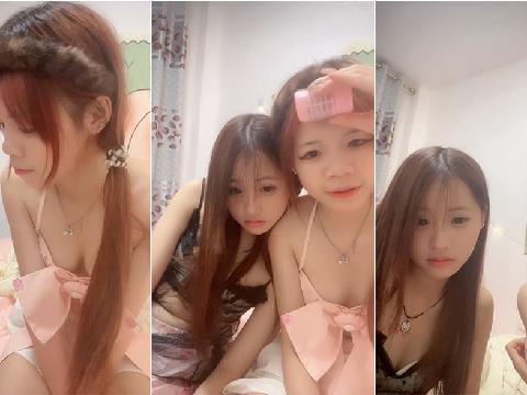 【视频】乡下留守淳朴清纯呆萌05後美少女姐妹花，长得清秀乖巧，无下限身材全展示