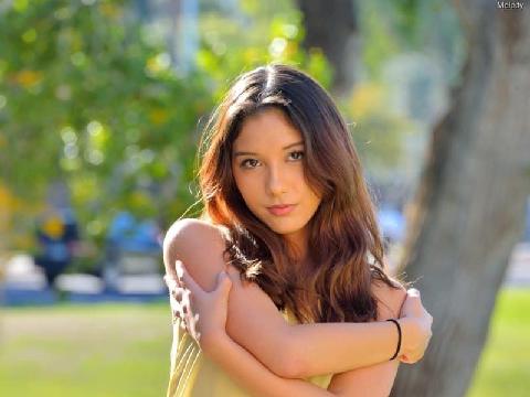 【色图】美日混血可爱小甜妹超大尺度外拍 - Melody