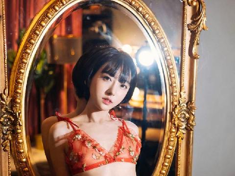 【色图】体态撩人韩国标致美模透视内衣诱惑 - HaNari