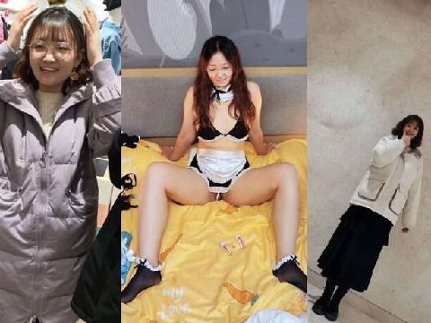 【视频】生活照看似淑女型的眼镜姐姐私生活极度反差，露脸性爱嘟起大臀扭动求草，无水印原档