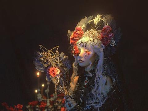 【色图】黑暗系魔法套装