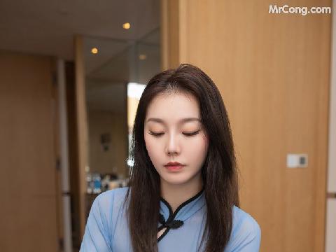 【色图】旗袍美女奉上香茶后的诱人脱衣秀 - 安然