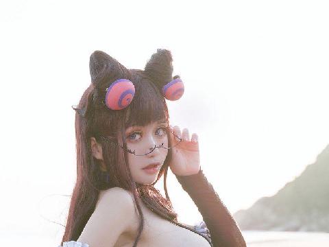 【色图】一笑芳香沁 - 紫式部泳装