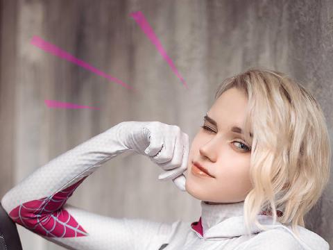【COS】真人版蜘蛛女侠格温 - Gwen Stacy 