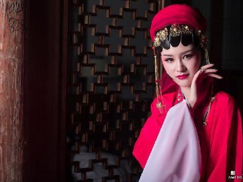 【色图】艳丽迷人的京剧花旦卸下锦衣秀晶莹玉体 - 海棠春