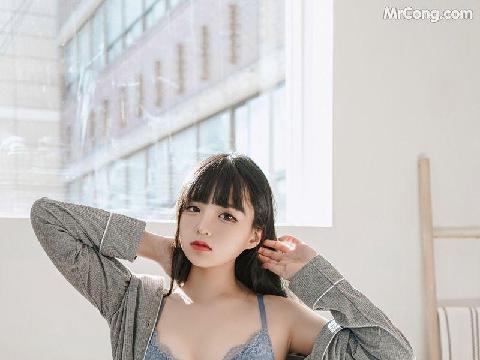 【色图】白嫩韩国美少女令人想入非非的家居诱惑写真 - Jenny Jeong