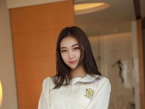 【色图】广东学生美模少女酒店床上的脱校服诱惑 - 郑颖姗